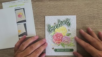 Swap Card Walkthrough Feat. Two-Tone Flora & Sending Smiles - Two Step Stamping & Coordinating Dies