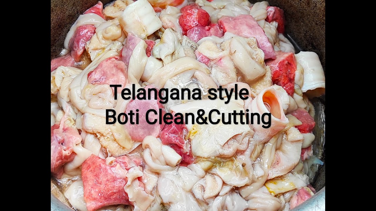 Boti Cleaning&cutting ||how to make boti clean &cutting||mutton boti cutting||easy cleaning boti ||