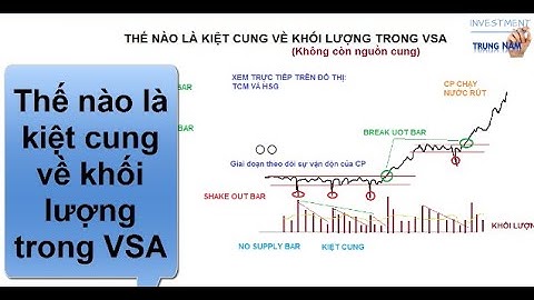 Thế nào là kiệt cung về khối lượng trong VSA (Quan trọng nhất trong đầu tư)