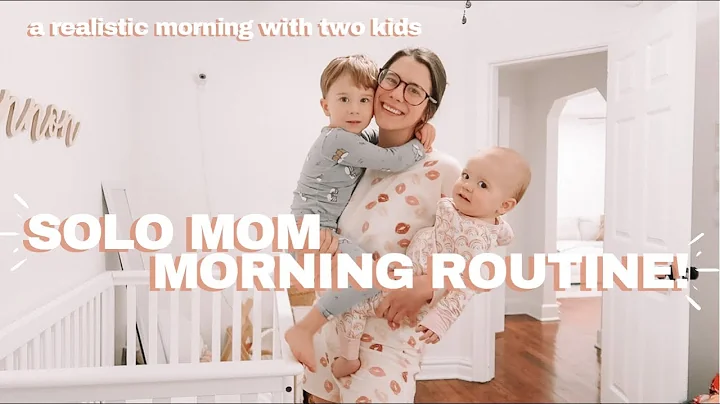 SOLO MOM MORNING ROUTINE W/ TWO TODDLERS! REALISTIC, STAY AT HOME MOM ROUTINE 2022 | Emma Donaldson