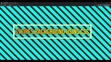 Stripe Background using HTML CSS | Creative Background using Linear gradient
