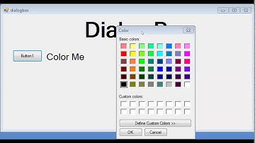 Visual Basic - Font dialog and Color dialog - Pratibha Education Ujjain