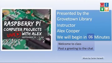 Raspberry Pi Computer Projects Live with Alex GPIO Music Maker