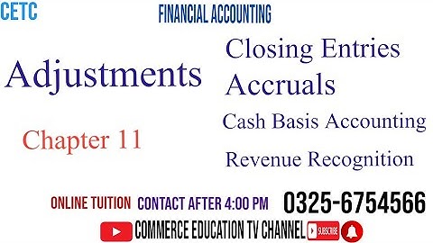 Financial Accounting/I.Com/B.Com/ADC - Lecture 91