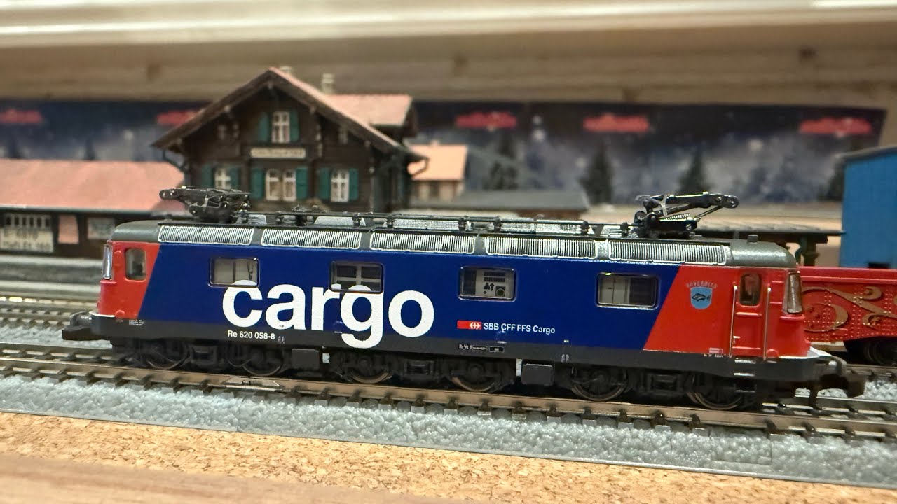 Marklin 88241 SBB Swiss Re 620 Electric Locomotive Test Run at z.scale ...
