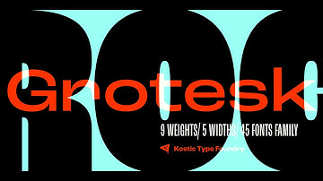 Roc Grotesk Sans Serif Font