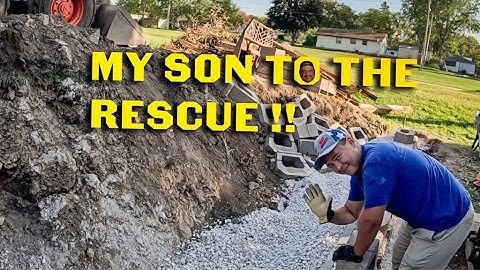 Retaining wall built part #2