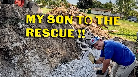 Retaining wall build part #2