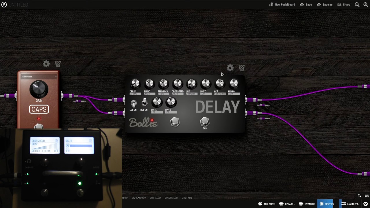 My first plugin for the MOD Duo - The Bollie Delay