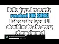History of my channel (2022-now)