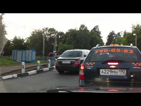 Обгон на ж/д переезде