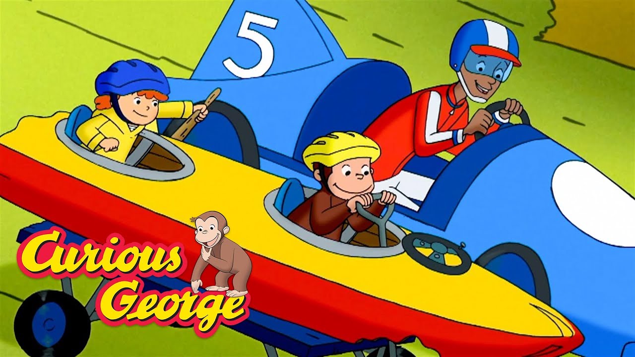The Crazy Go-Kart Race - Full Episode  🐵 Curious George 🐵 Kids Cartoon 🐵 Kids Movies