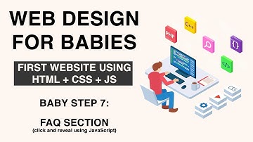 Web Design for Beginners. Build First Website HTML, CSS, JS - FAQ Section