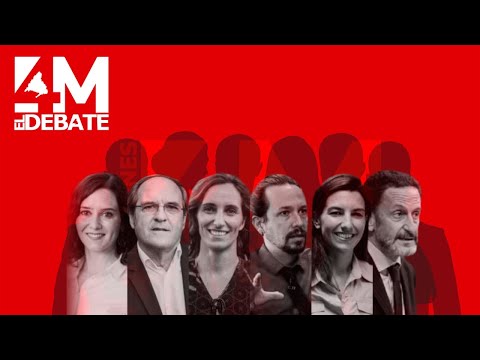 #DebateTelemadrid: En directo, debate de candidatos a las elecciones de la Comunidad de Madrid