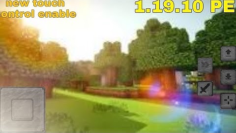 how to enable new touch controls Minecraft PE 1.19.10