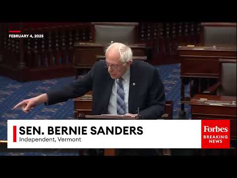‘A Government for Billionaires!’ Bernie Sanders Rages Against Trump & Musk