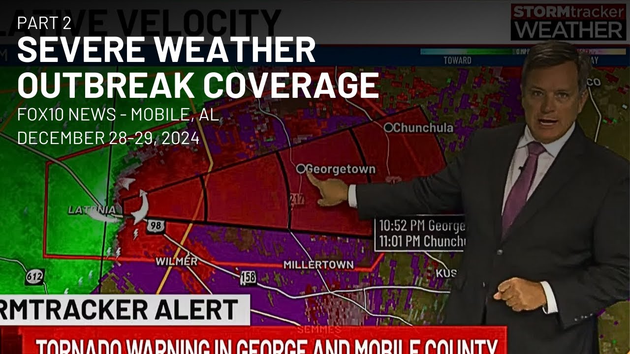 WALA-FOX10 Severe Weather Coverage Highlights: December 28-29, 2024 ...