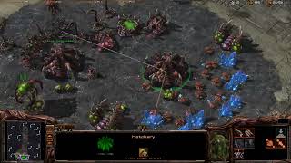 Starcraft 2 Zerg vs Terran Medium AI