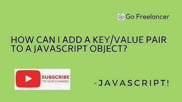 How can I add a key/value pair to a JavaScript object?