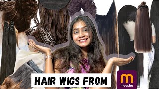 Hair extensions from MEESHO | hair wig from Meesho Riya