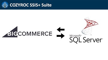 BigCommerce SQLServer SSIS integration. BigCommerce connection, Data import / Export to SQL Server.