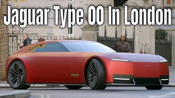 Jaguar Type 00 In London Red: The Bold Future Of A 90 Year Icon