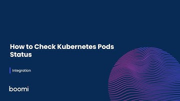 Integration - How to Check Kubernetes Pods Status