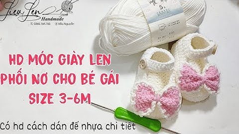 Hướng dẫn móc giày cho bé sơ sinh