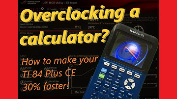 Overclocking a TI 84 Plus CE?