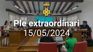 Ple Extraordinari 15052024