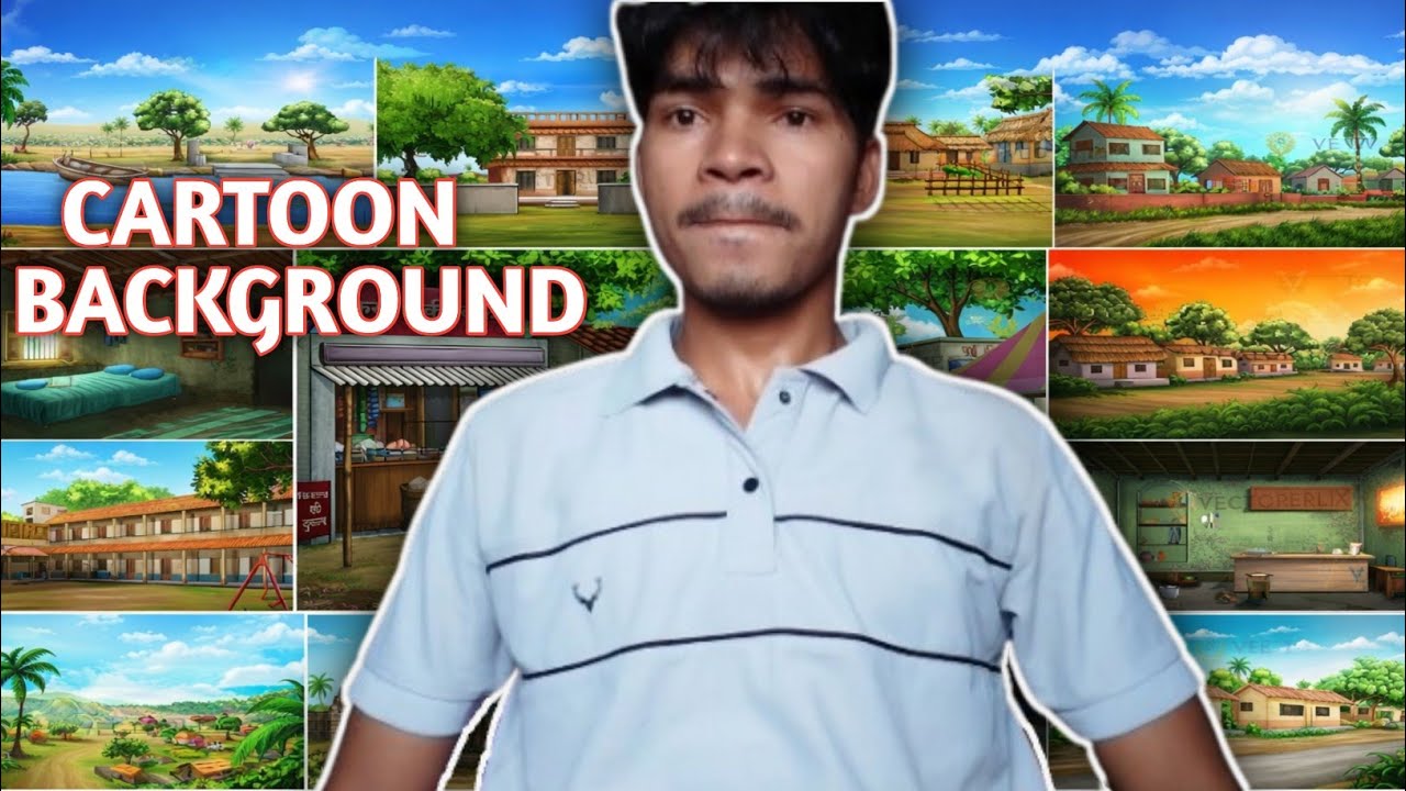 How to Make Cartoon Background | Autodraft ai series esp.4 | Copyright free background images | CNT