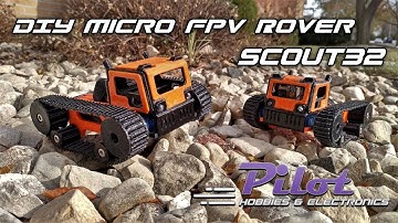 Stuck Inside? 3D Printable, WiFi Controlled, DIY Micro FPV Rover!