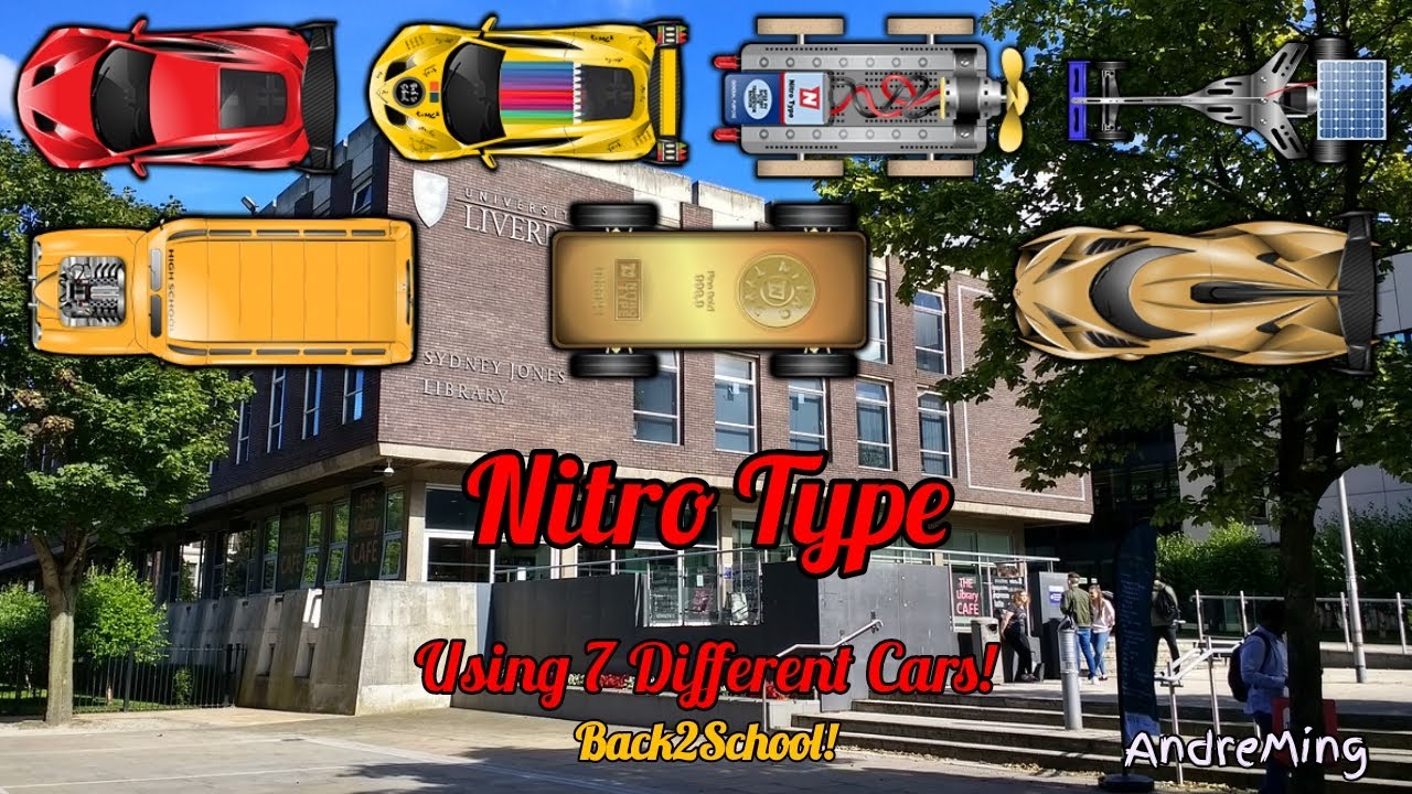 Nitro Type - Back 2 School Event 2019 [using 7 cars]