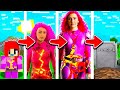 CICLO DE VIDA da LAVAGIRL no... MINECRAFT!!