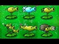 PLANTS VS ZOMBIES // ALL PEASHOOTERS (iOS Gameplay)