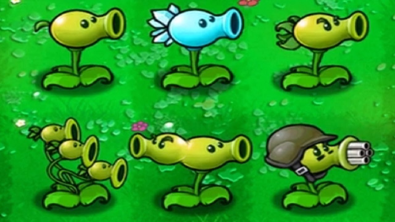 PLANTS VS ZOMBIES // ALL PEASHOOTERS (iOS Gameplay) YouTube PLANTS VS ZOMBIES // ALL PEASHOOTERS (iOS Gameplay) YouTube