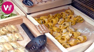 Bologna  Vegan tortellini with turmeric and summer vegetables filling | At our Neighbour's Table