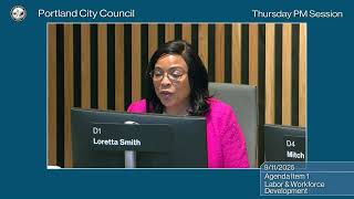 Portland City Council Labor & Workforce Development Committee 09/11/25