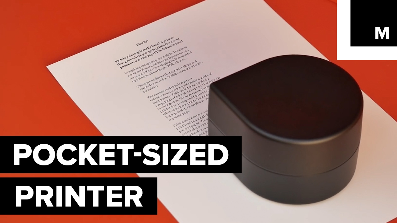 Pocketsize printer YouTube