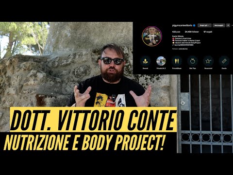 NUTRIZIONE E BODY PROJECT CON IL DOTT. VITTORIO CONTE
