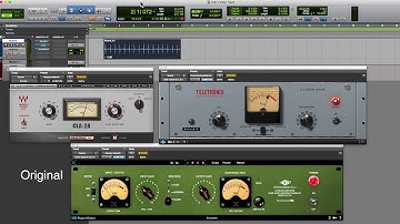 Pro tools  3 Compressor Plugins  Sound Comparison  AG&DRUM