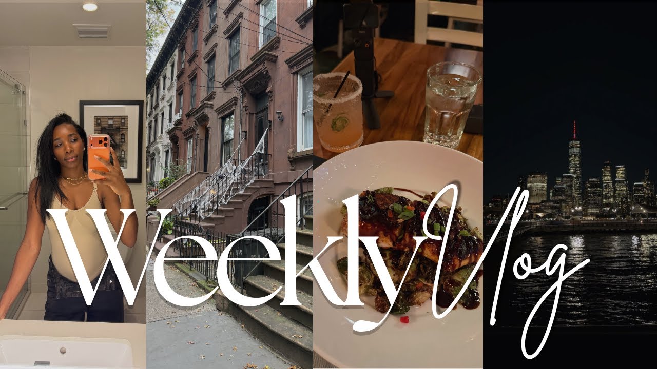 Еженедельный видеоблог | Рабочая поездка в Нью-Йорк, потеряла голос, обзор квартиры, ужины в один...