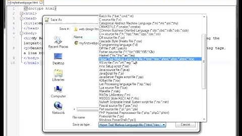 Introduction to web design using Notepad++