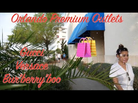 Orlando Premium Outlets - Gucci/Versace Outlets - Berry Boo shopping out of control! - YouTube