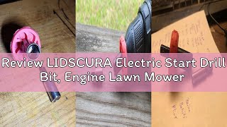 Review Lidscura Electric Start Drill Bit, Engine Lawn Mower Jump Starter Adapter Replacement For Tro