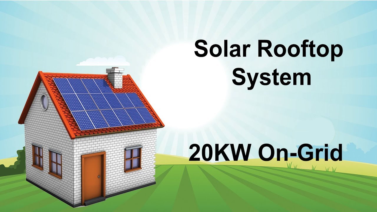 Solar Rooftop System 20kw On Grid
