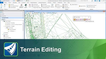 OpenRoads Designer 2022 Release 2 - Terrain Editing