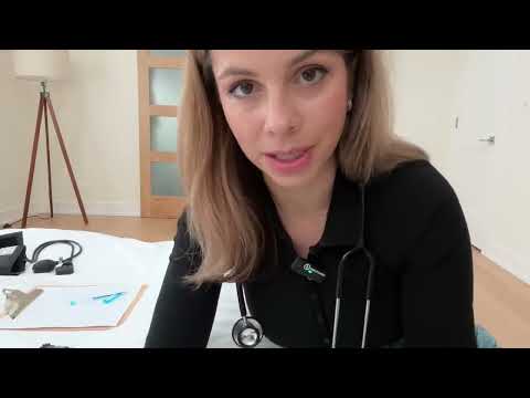 ASMR Full Body Medical Exam But You Can Close Your Eyes Cranial Nerves Senses 