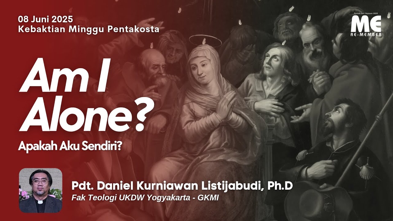 KEBAKTIAN PENTAKOSTA SORE | Minggu, 8 Juni 2025 - Pukul 18.30 | Pdt. Daniel K. Listijabudi (UKDW)