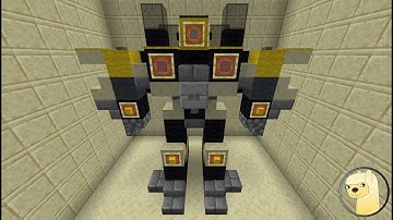 Minecraft - How To Build Transformers Prime Beast Hunters Bumblebee Robot Mode!